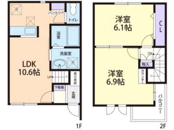 エンジェルの物件間取画像